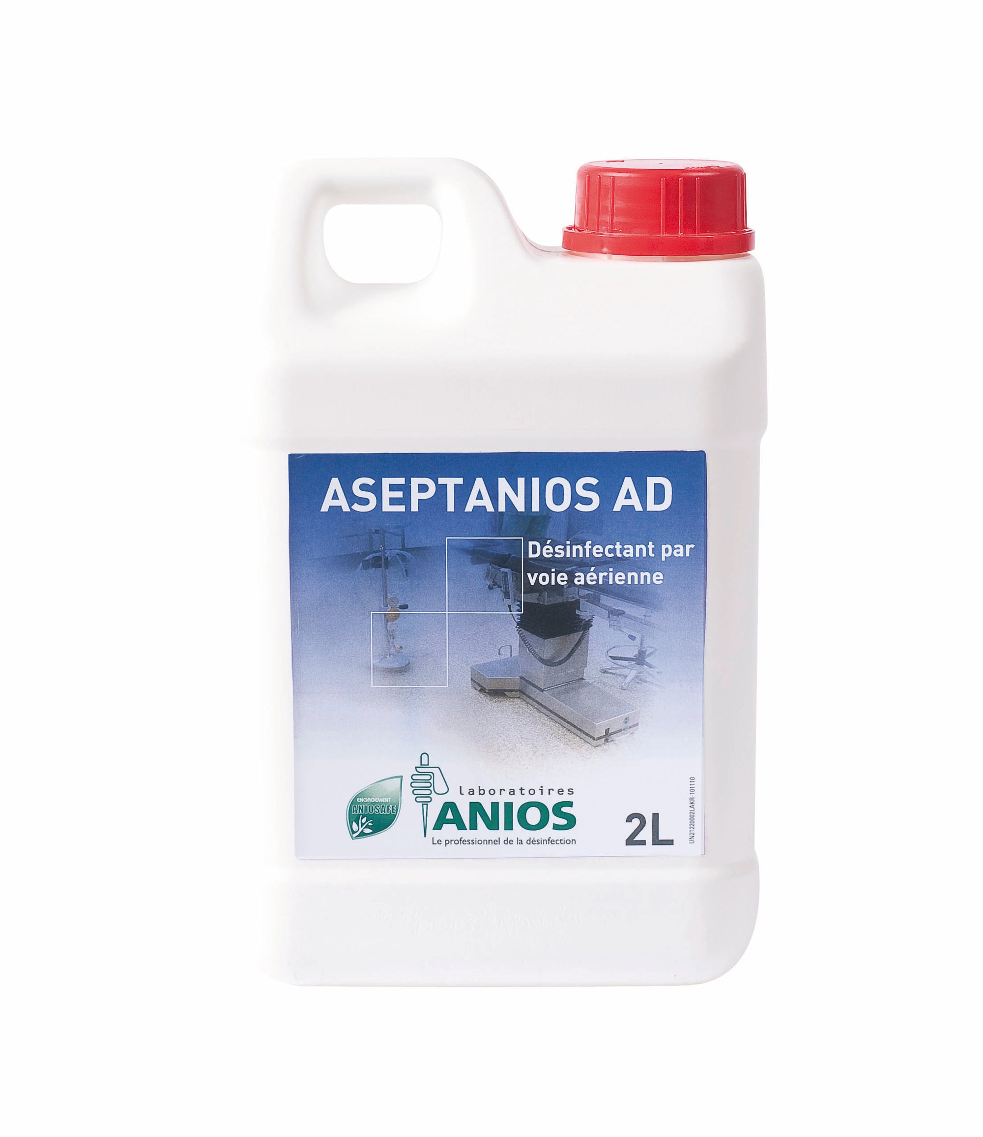 Aseptanios advertentie - Ontsmettingsmiddel in de lucht