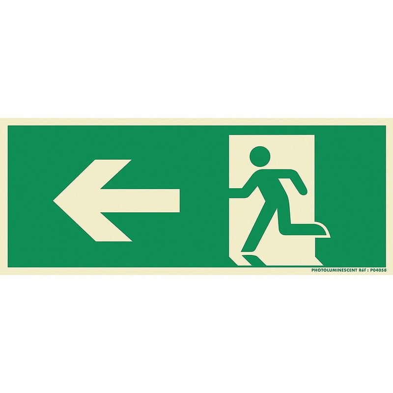 Evacuatie borden