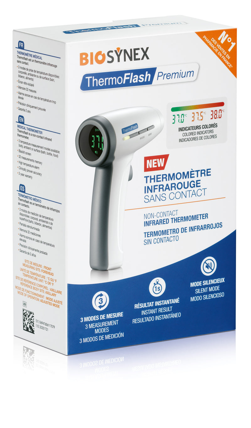 Thermomètre sans contact ThermoFlash Premium