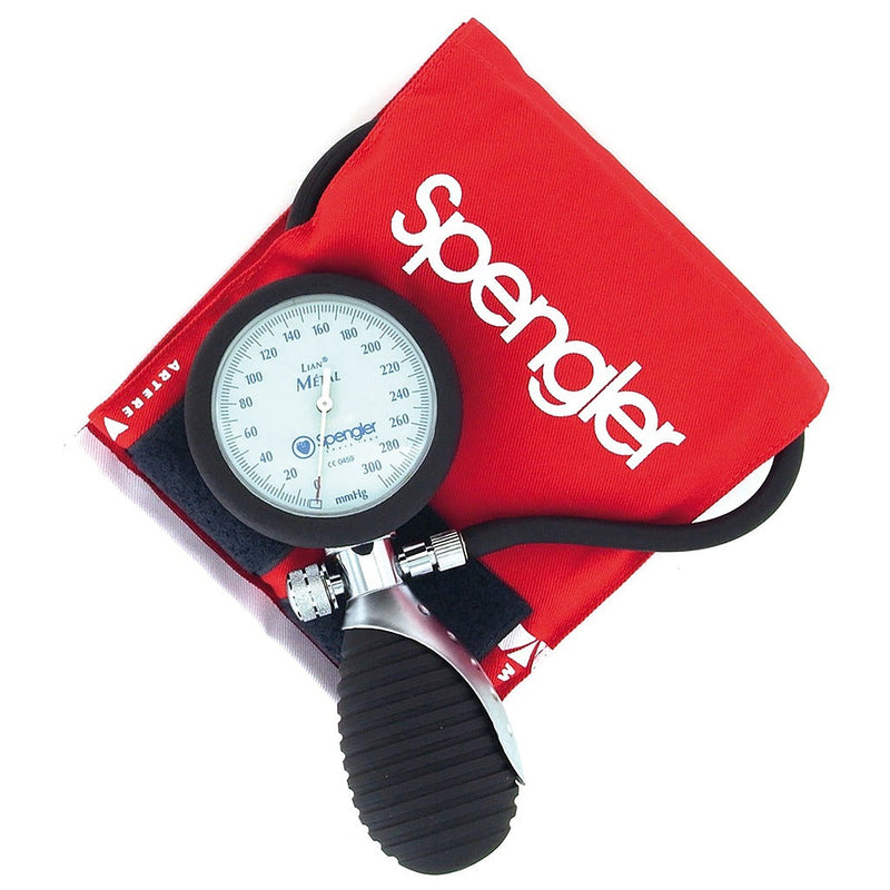 Lian Metal handmatige bloeddrukmeter met manchet - Spengler