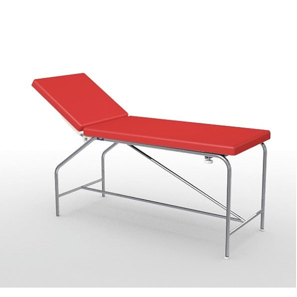 Divan Fixe Cordoba - hauteur 82 cm sellerie plate 65 cm, bâti en inox et patins