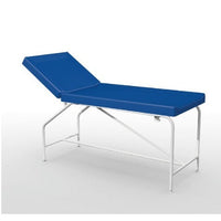 Cordoba vaste bank - hoogte 82 cm met 75 cm gestoffeerde bekleding, epoxy frame en glijders