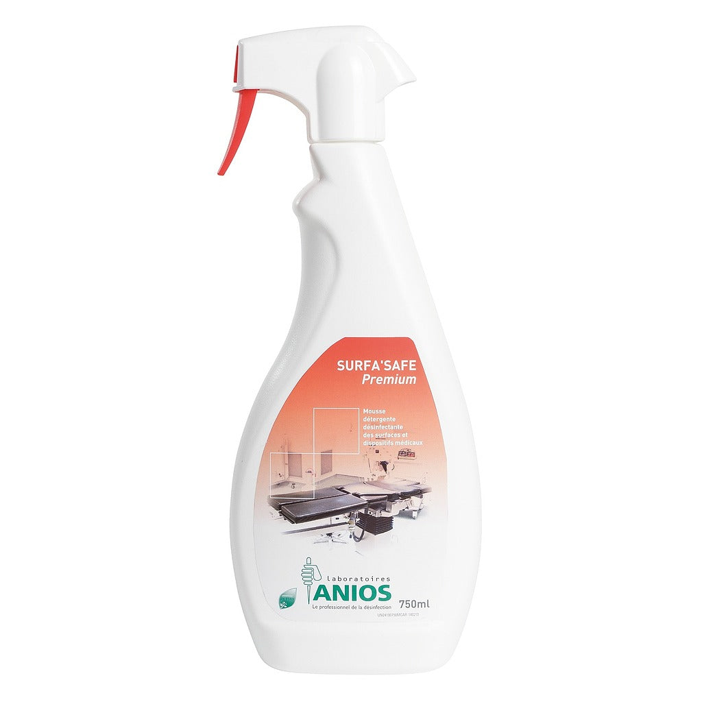 Surfa'Safe Premium was- en desinfectieschuim - fles van 750 ml