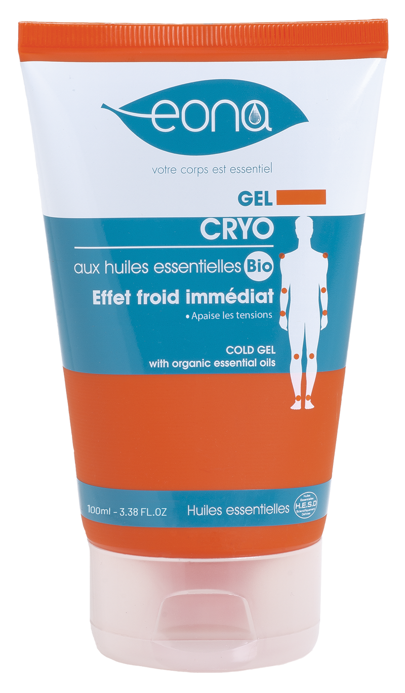 CRYO-massagegel met BIOLOGISCHE essentiële oliën 100 ml, EONA