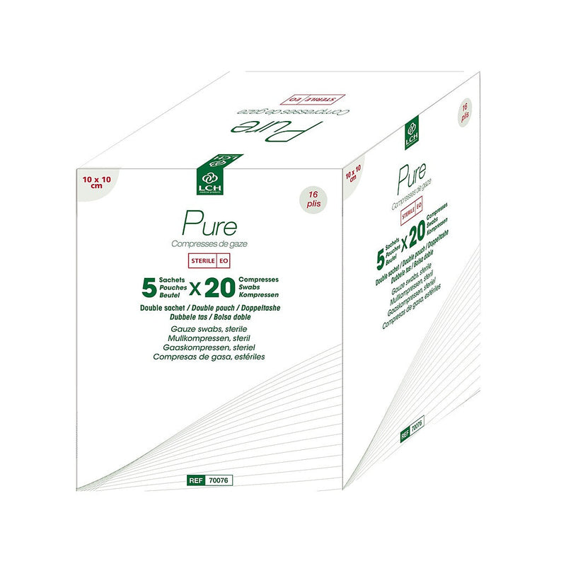 Compresses de gaze stériles LCH - Double emballage