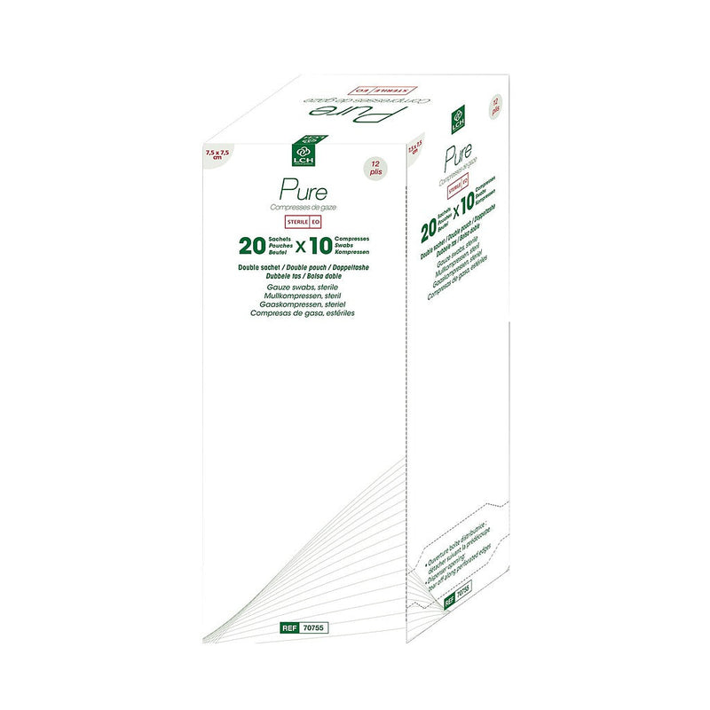 Compresses de gaze stériles LCH - Double emballage