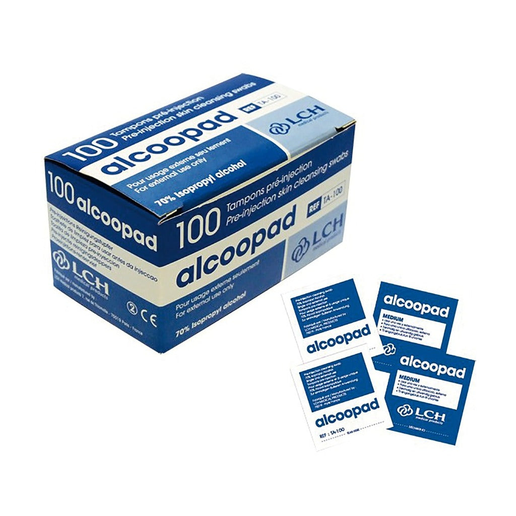 LCH alcoholdoekjes - Doos van 100