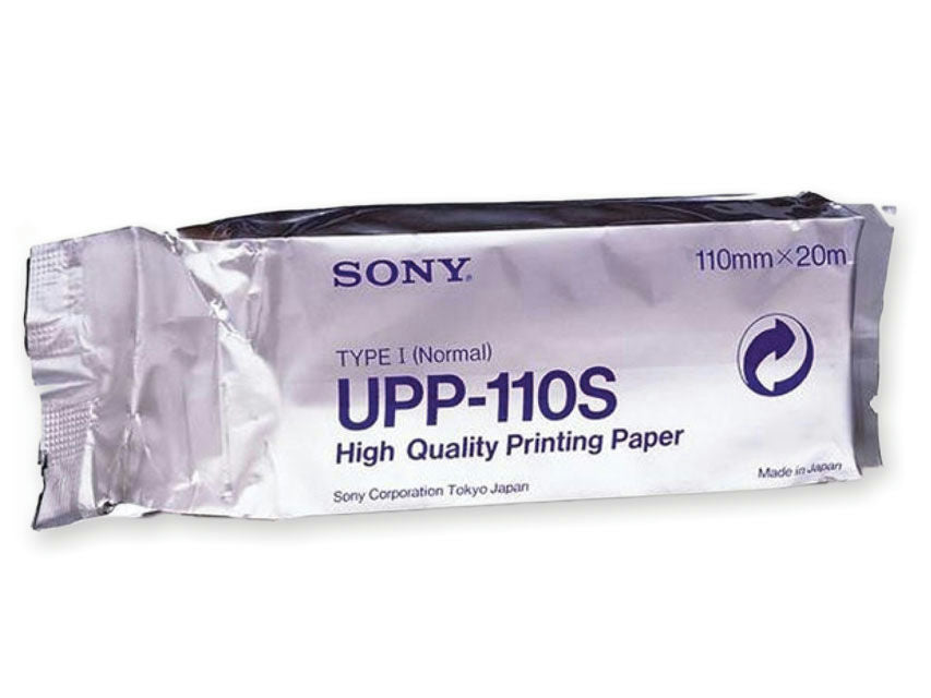 Sony UPP-110S zwart-wit thermisch papier 110 mm x 20 m - Doos van 10