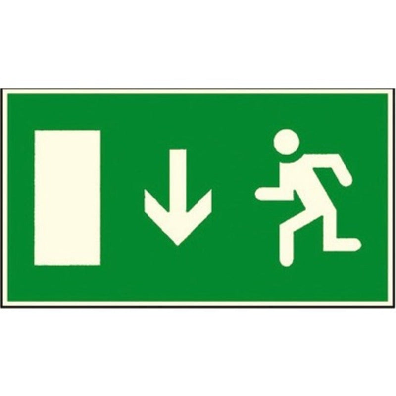 Evacuatie borden