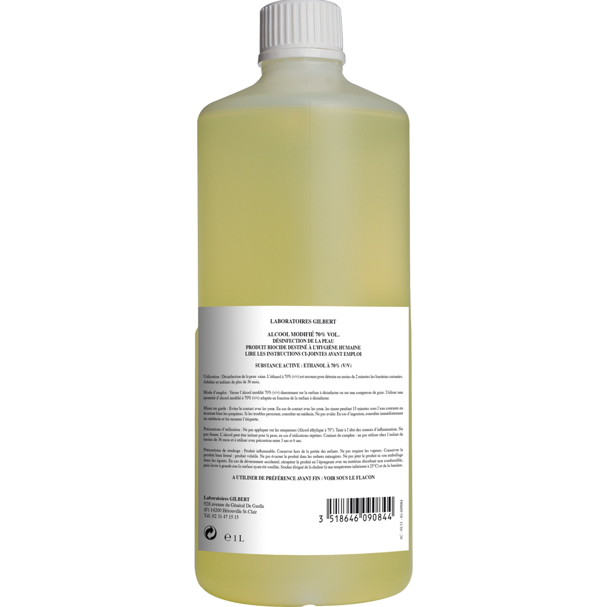 Gemodificeerde alcohol 70% Phy - Gilbert