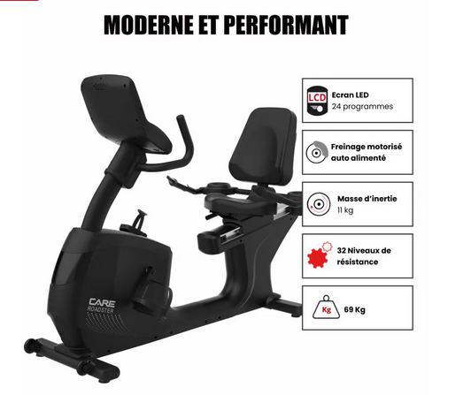 ROADSTER LED zelfaangedreven ligfiets - CARE
