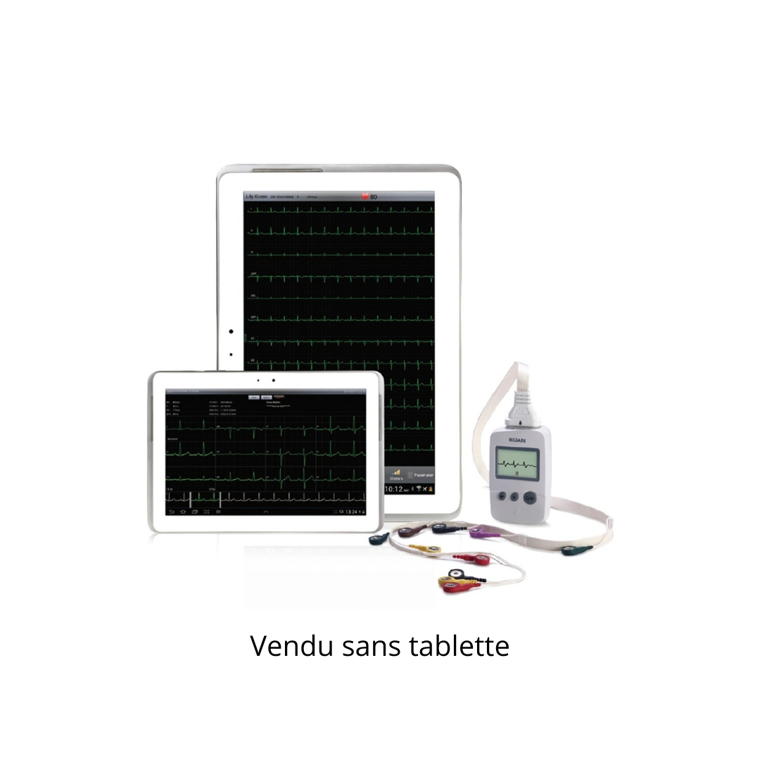 PadECG EDAN - 12 afleidingen met draadloze interpretatie voor iPad-tablet
