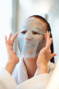 Masque bleu visage Dermaroller - Boîte de 5 masques
