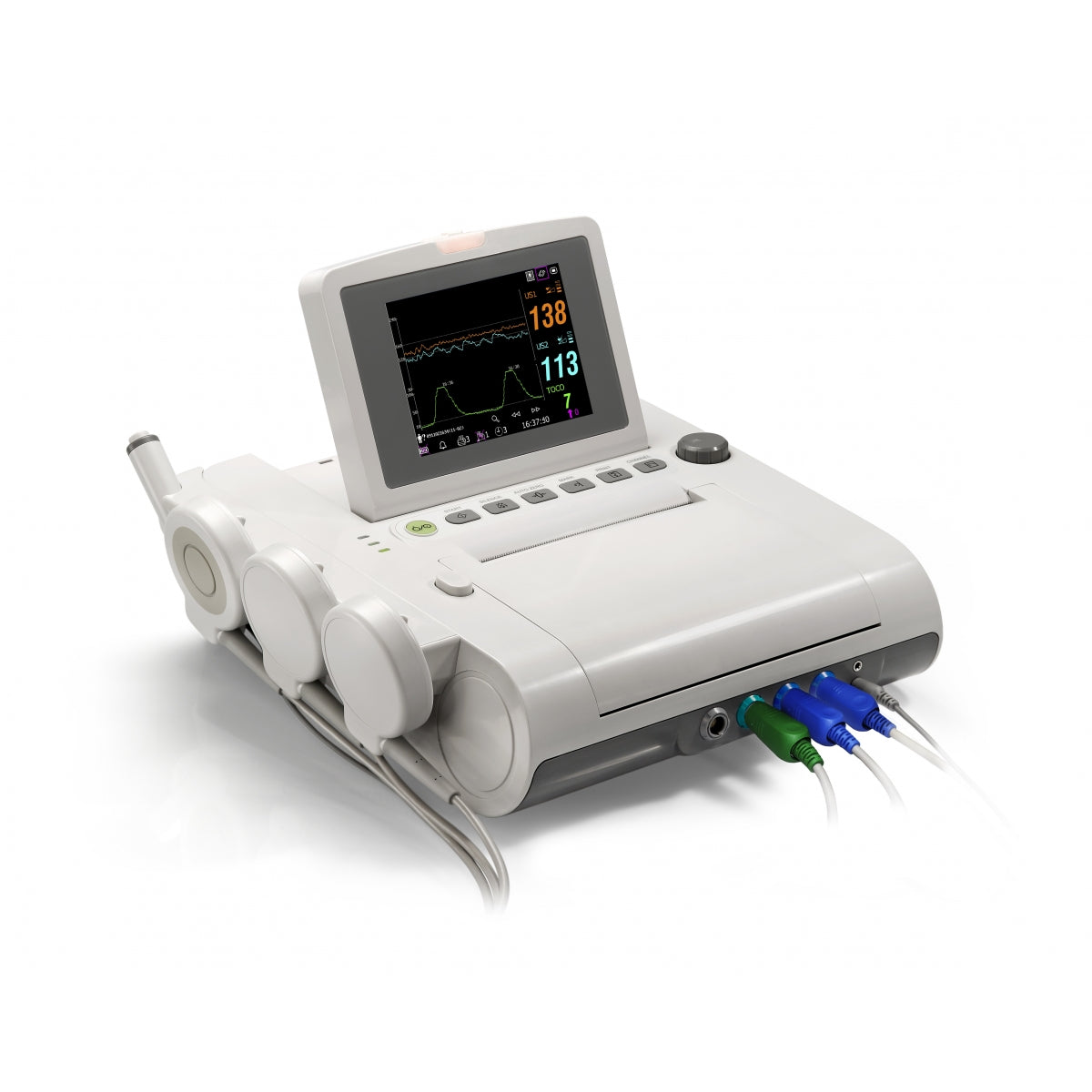 Foetale monitor / EDAN F3 tweelingcardiograaf met VCT