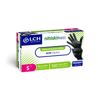 Nitriskin Free poedervrije nitrilhandschoenen - Zwart