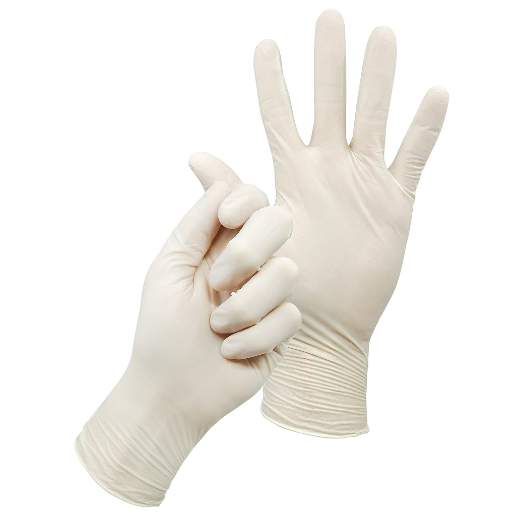 Gants Sensitex Free en latex non poudrés - Boîte de 100
