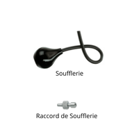 Blaasbalg en blaasbalgaansluiting voor otoscoop HEINE MINI 3000 FO