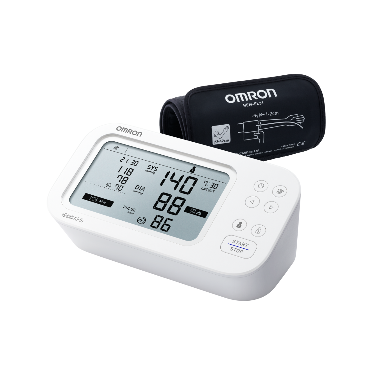 Omron Comfort AFib elektronische bloeddrukmeter