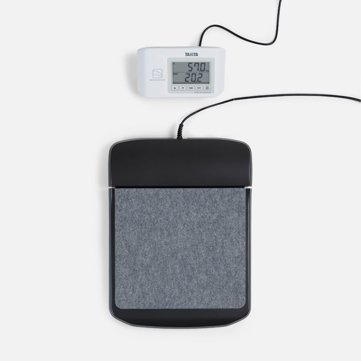 TANITA digitale personenweegschaal met Body Mass Index en meetlat WB380H
