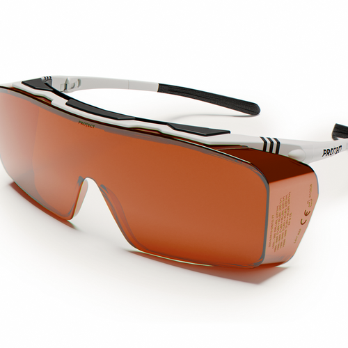 Lunettes de protection laser ONTOR K0278 – Orange foncé