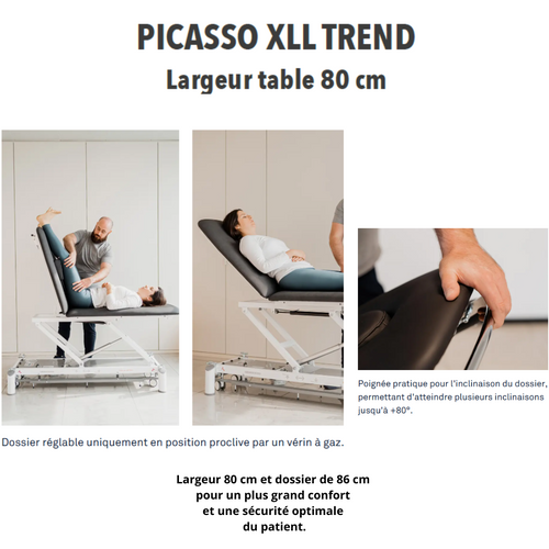 PICASSO TREND XLL TAFEL MET VARIABELE HOOGTE