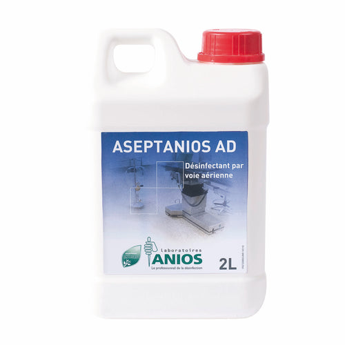 Aseptanios advertentie - Ontsmettingsmiddel in de lucht