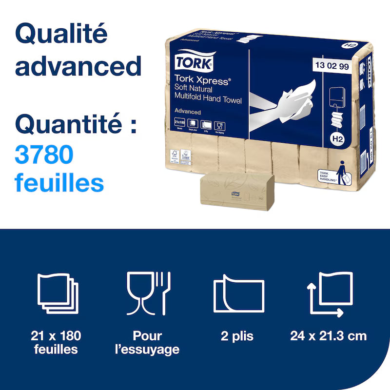 H2 Tork Xpress®-handdoek