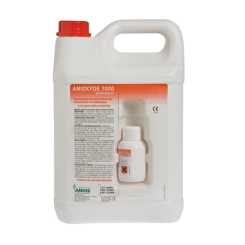 Anioxide 1000 - Hoogwaardig desinfectiemiddel - 5 L blik + activator