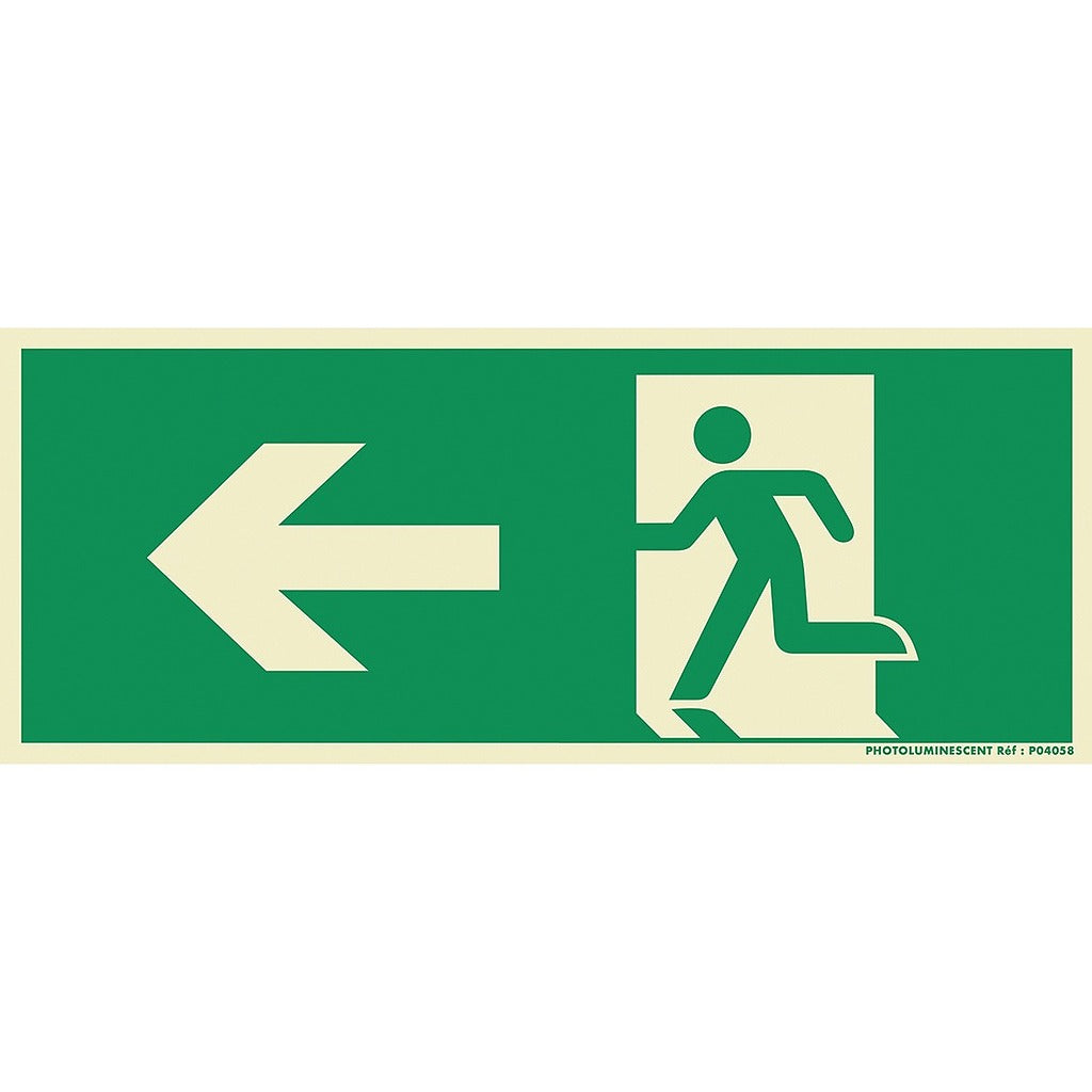 Evacuatie borden