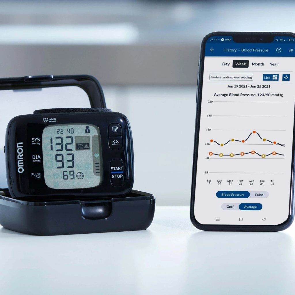 Tensiomètre électronique poignet OMRON RS7 Intelli IT