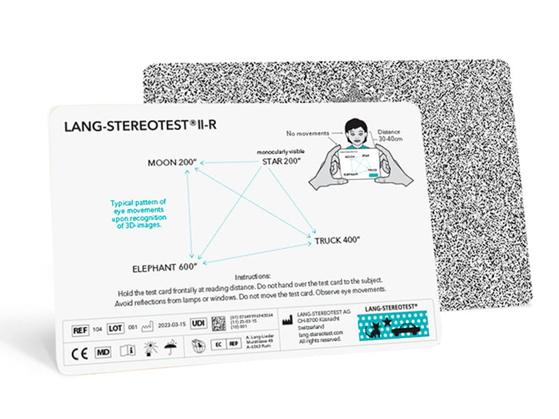 Lang Stereotest II-R Visuele Screeningstest