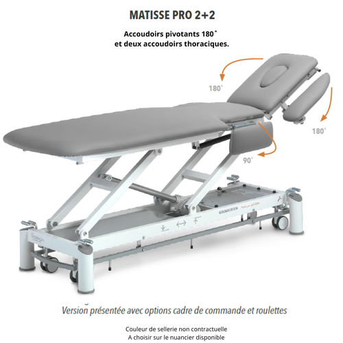 Matisse Pro 2+2 massagetafel - met opties