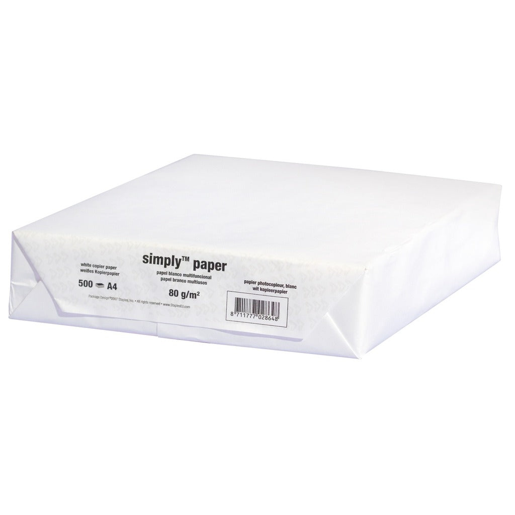 Wit papier voor A4-printer (21 x 29,7 cm)