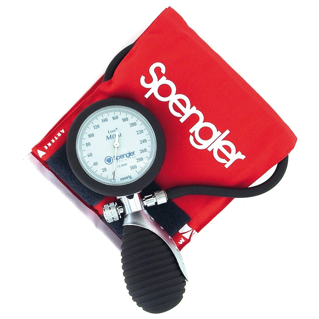 Lian Metal handmatige bloeddrukmeter met manchet - Spengler