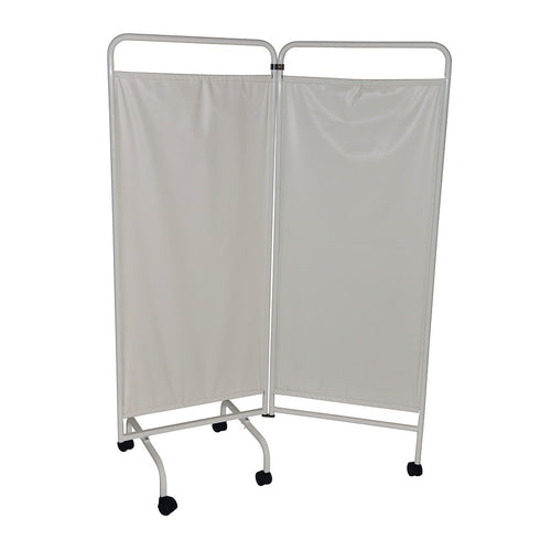 Epoxy scherm 2 panelen op wielen
