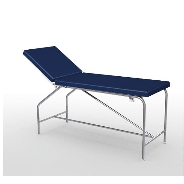 Divan Fixe Cordoba - hauteur 82 cm sellerie plate 65 cm, bâti en inox et patins