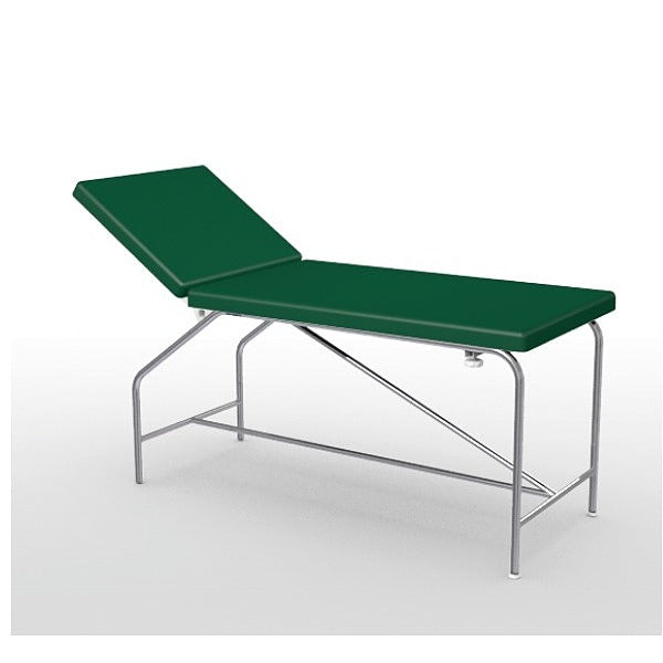 Divan fixe Cordoba - hauteur 82 cm avec sellerie plate 75 cm, bâti en inox et patins