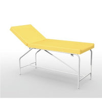 Cordoba vaste bank - hoogte 82 cm met 75 cm gestoffeerde bekleding, epoxy frame en glijders