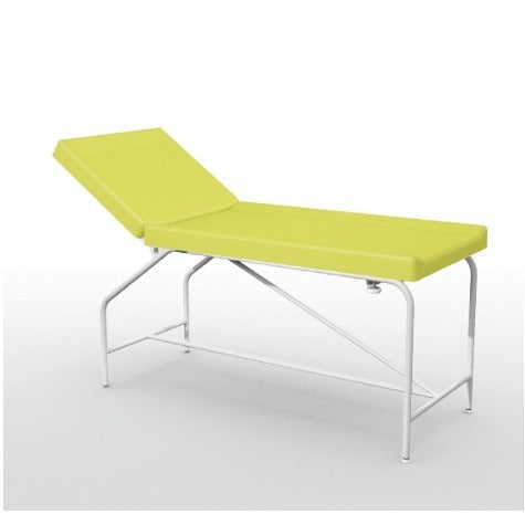 Cordoba vaste bank - hoogte 82 cm met 75 cm gestoffeerde bekleding, epoxy frame en glijders
