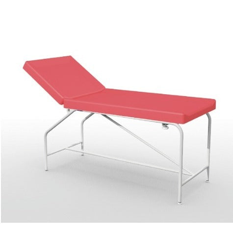 Cordoba vaste bank - hoogte 82 cm met 75 cm gestoffeerde bekleding, epoxy frame en glijders