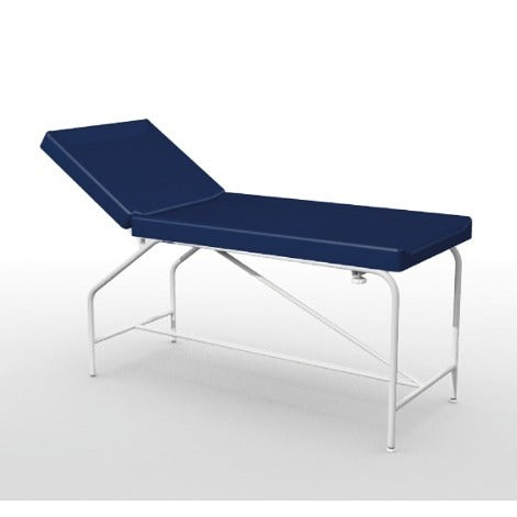 Cordoba vaste bank - hoogte 82 cm met 75 cm gestoffeerde bekleding, epoxy frame en glijders