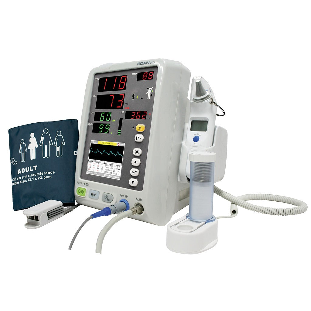 EDAN M3A PA+SPO2+T° bewakingsmonitor met printer