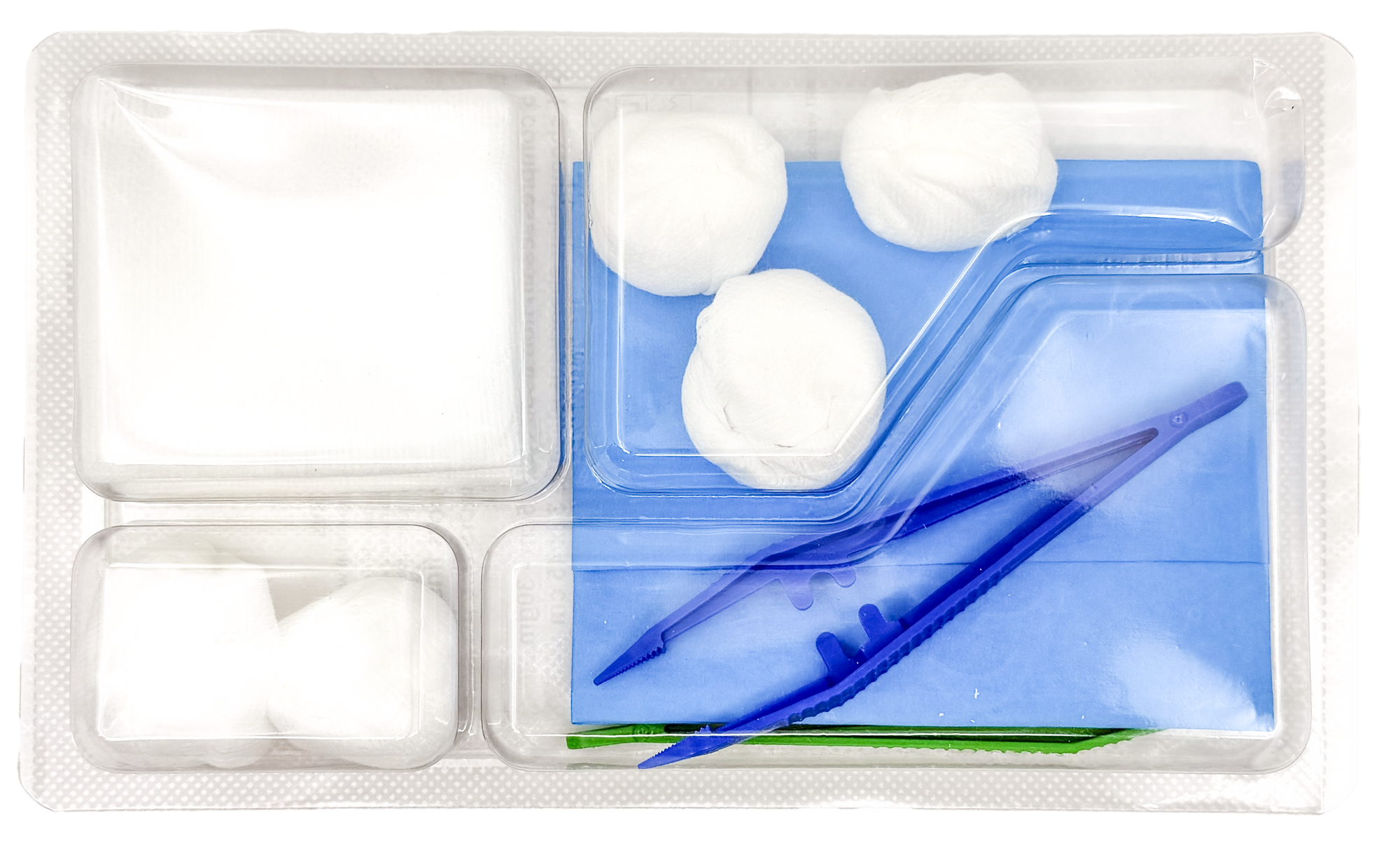 Verzorgingsset met LCH-verzorgingsveld