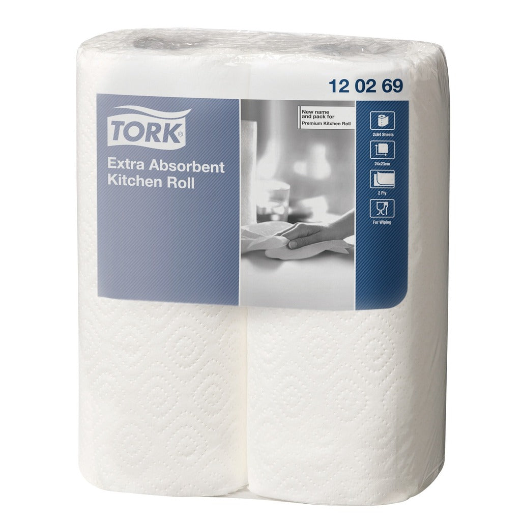 Extra Tork papieren handdoek met reliëf - Pakket van 24 rollen