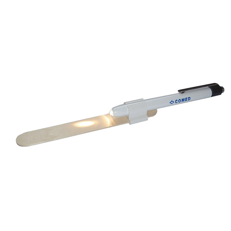 PEN-WHITE penlight met tongspatelhouder