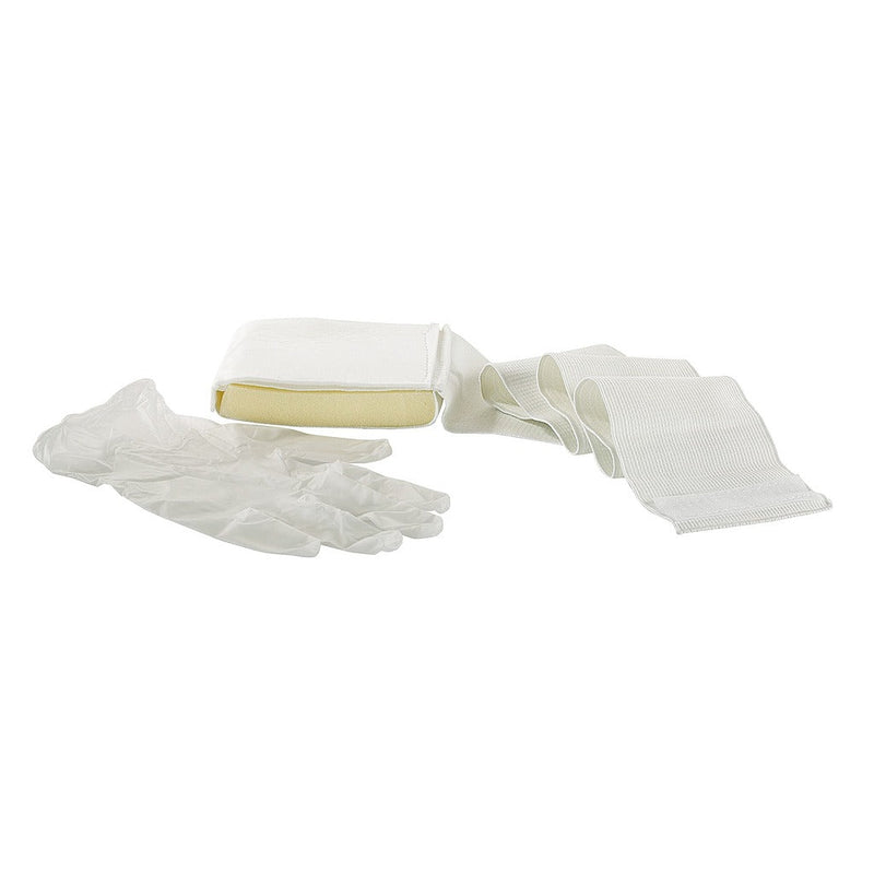 HE.CO STOP steriel compressiekussen + 1 paar handschoenen