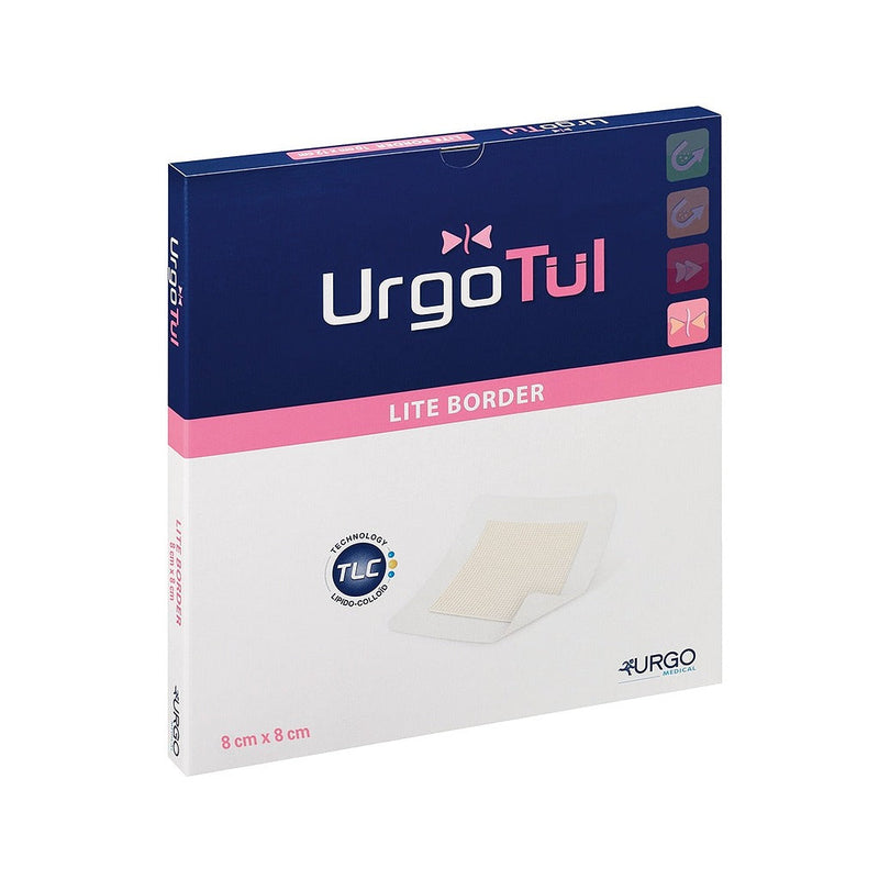 PANNEN. URGOTUL LITE RAND 8 X 8CM /10