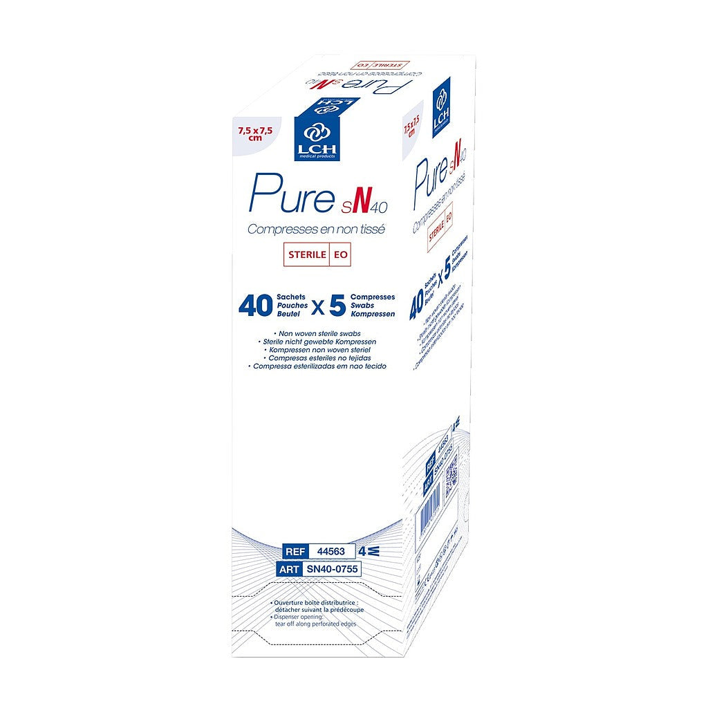 Steriele non-woven compressen 40g LCH - 10x10cm
