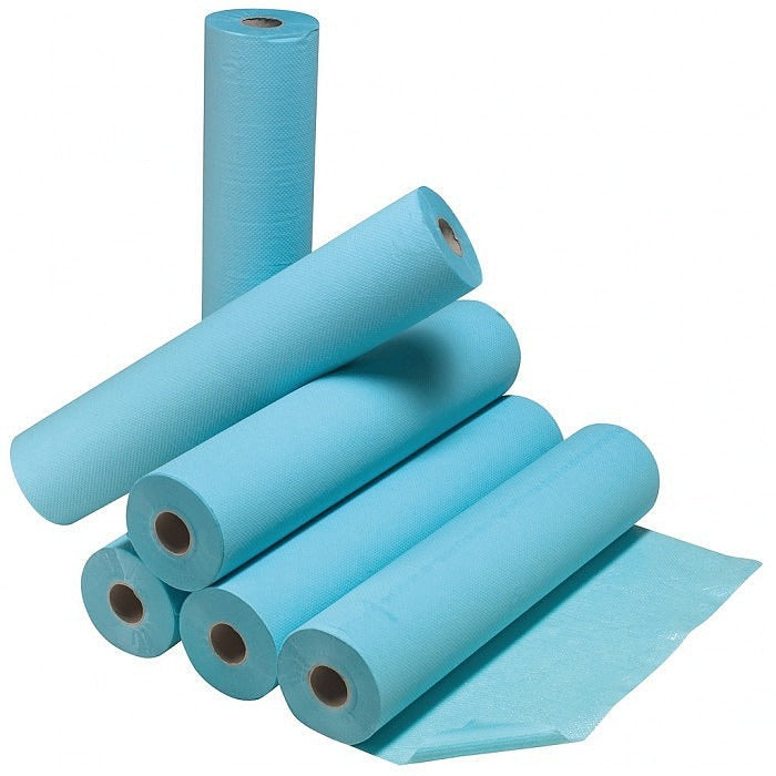 Blauw gelamineerd onderzoeksblad - 50 x 38 cm - Doos met 6 rollen