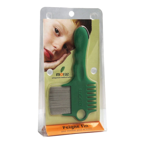 Peigne Moraz anti-poux fin 3 en 1 avec loupe